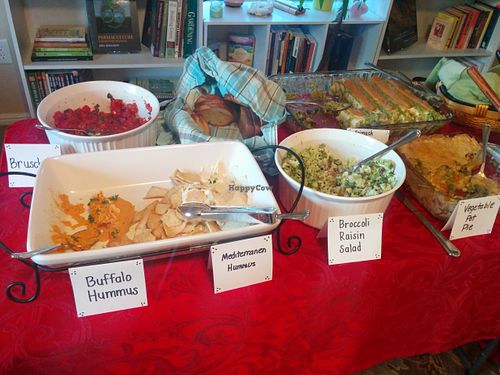 Vegan buffet at Cottage Greens in Katy