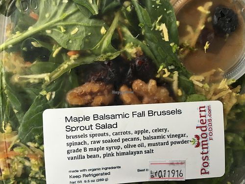 Brussel sprout salad  at Postmodern Foods in Washington