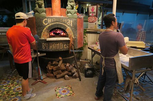Pizza Oven at By Hand Cafe in Chiang Mai