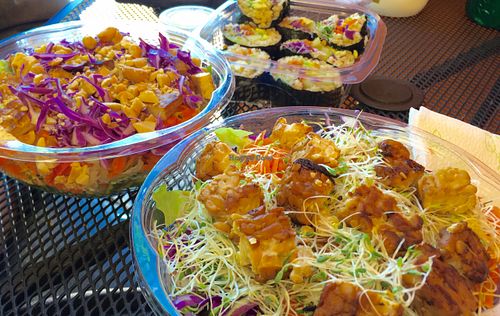 Salads and Nori Rolls at Fresh Squeeze in Otsego