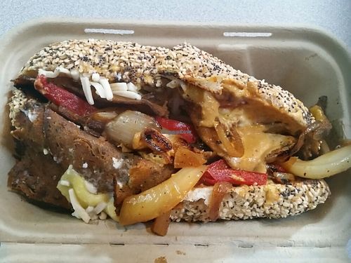 Philly NoCheese  at Homegrown Smoker in Portland