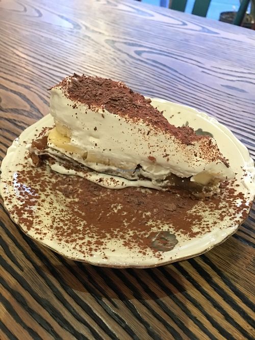 Banoffeepaj (banana toffee pie) at Blackbird in Gothenburg