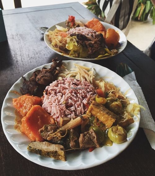 Buffet has always good selection.  at Vegan Khunnay in Koh Samui