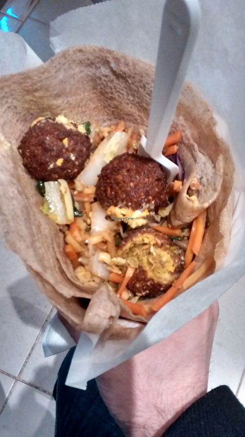 Croq' chaud with kefta at Invita Fresh Food in Toulouse