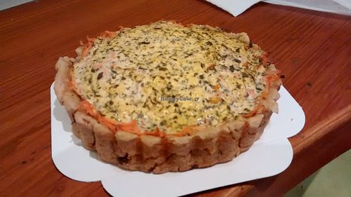 Carrot pie at Invita Fresh Food in Toulouse