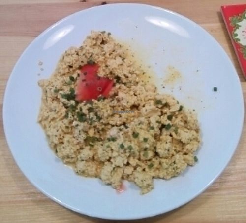 Tofu scramble and Fotu sandwiches at Alcachofra Cafe in Faro