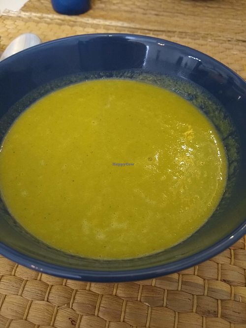 Soup at Alcachofra Cafe in Faro