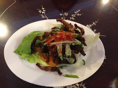 Thai mushrooms at Nature's Vegetarian 天然素食馆 - Bangsar Baru in Kuala Lumpur