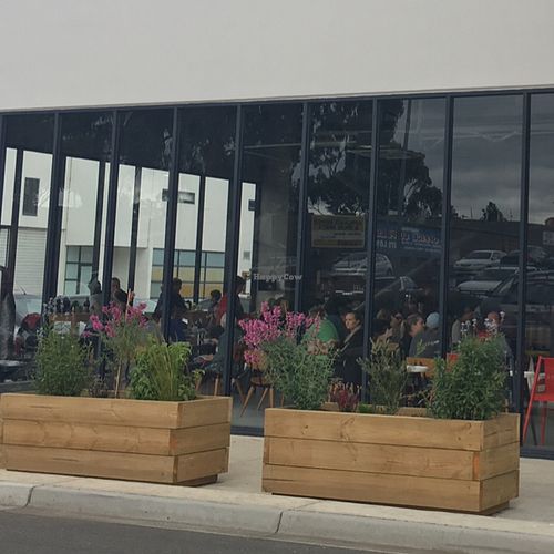 cafe outside  at Wholefood Merchants Kitchen in Ferntree Gully