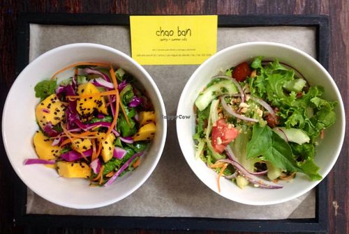 delicious salads at Chao Ban in San Miguel De Allende
