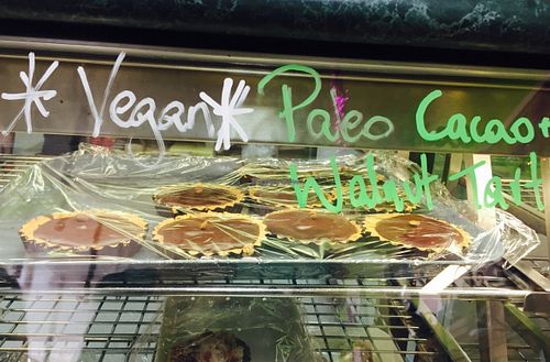 Vegan pastries at Ruby Do Organics in Hastings