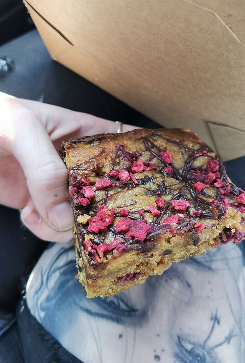 Blondie brownie at Sweet Beat Cafe in Sligo