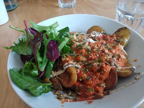 Potato bravas at Sweet Beat Cafe in Sligo