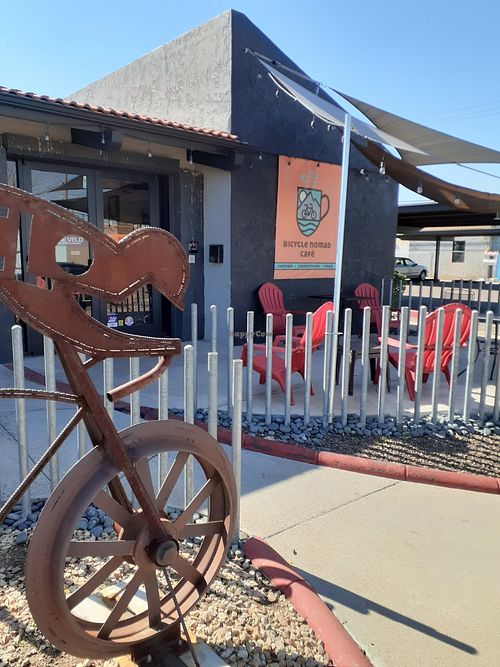 Store front at Bicycle Nomad Cafe in Phoenix