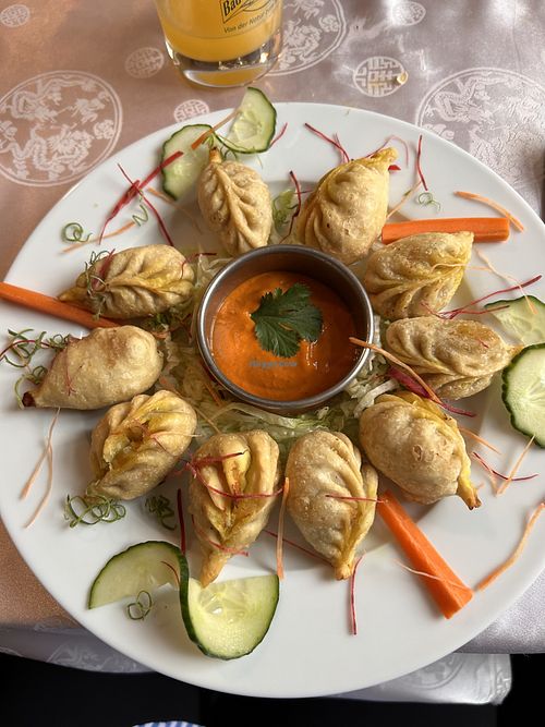Momo frittiert   at Namaste Nepal in Chemnitz