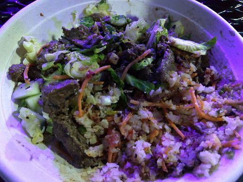 Bulgogi beef salad bowl at Veggie Grill in Woodland Hills
