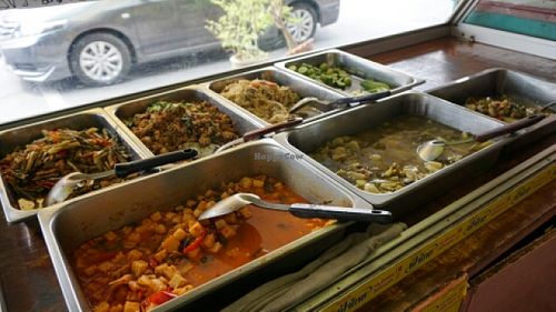 Buffet at Vegetarian in Ayutthaya