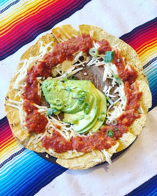 Vegan Nachos at Montezuma's in Coolangatta