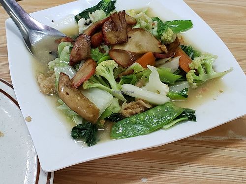 vegtable at Lanmadaw Vegetarian Restaurant in Yangon