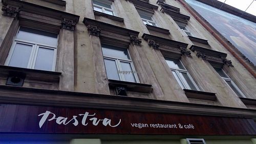 Outside at Pastva in Prague