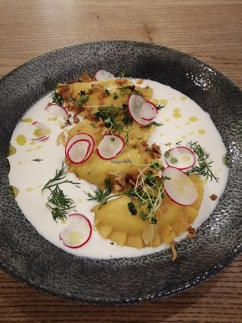 Gefüllte Teigtaschen at Pastva in Prague