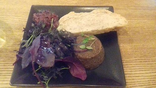 baked walnut and roasted garlic pate  at Pastva in Prague