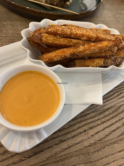 Sweet potato starter which my husband had as a side instead   at Pastva in Prague