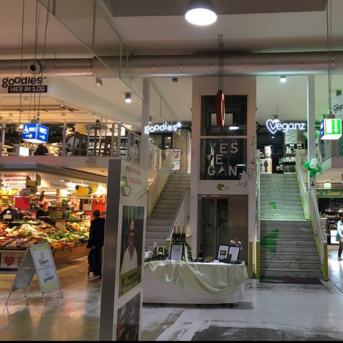 inside market hall at Goodies Berlin - Kreuzberg  in Berlin