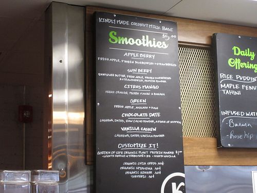smoothie
 at Kindly Kitchen in Boone