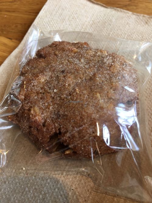 Vegan gluten free chocolate coconut oatmeal cookie at Chaia - Georgetown in Washington