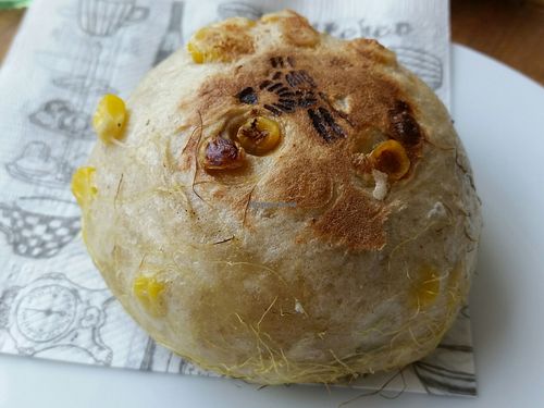 bbq corn burger at Kiboko in Tokyo