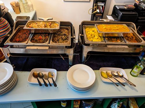 Part of today's buffet at Crunch Kantine at Crunch Kantine in Berlin