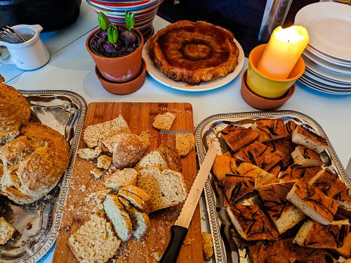 Part of today's buffet at Crunch Kantine at Crunch Kantine in Berlin