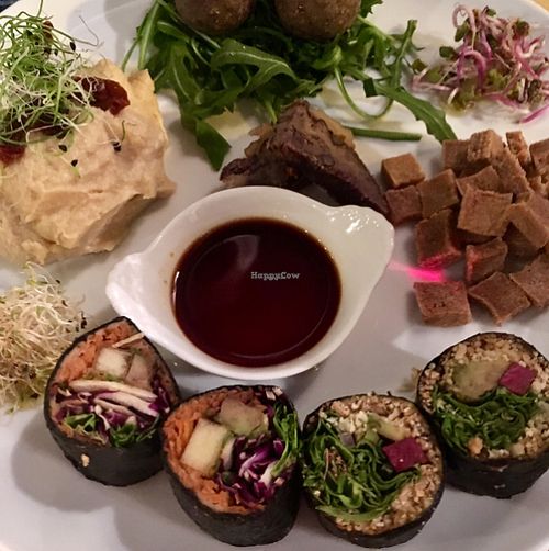 selection of raw appetisers at Ecru in Rome