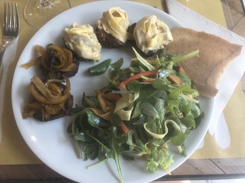 Shitake’s plate at Ecru in Rome