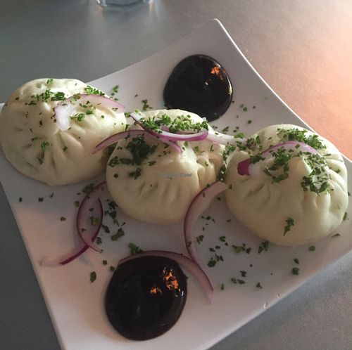 Steamed Buns - vegan at Nokturne in Houston