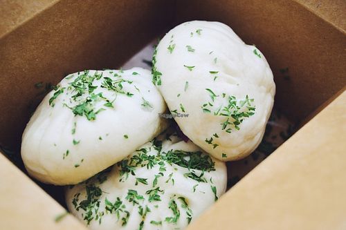 Steamed buns at Nokturne in Houston
