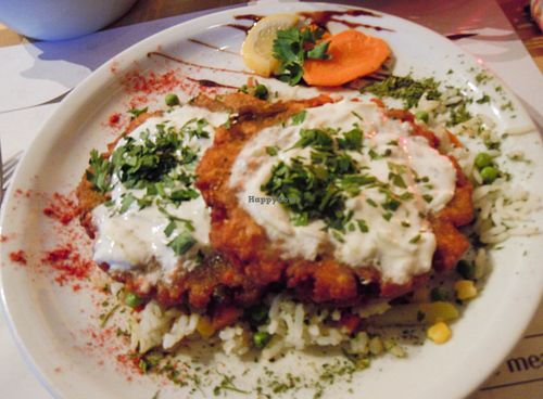 Chef's vegetarian surprise. at Real India in Novi Sad