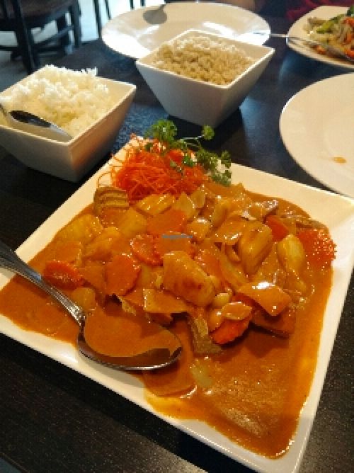 curry at Veganic Thai Cafe in San Diego