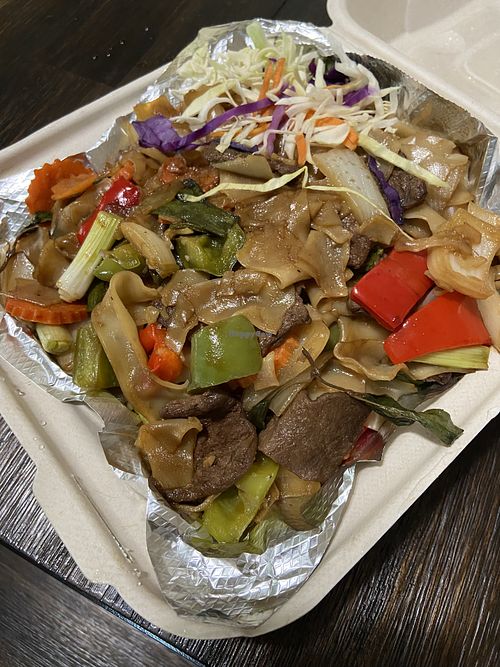   at Veganic Thai Cafe in San Diego