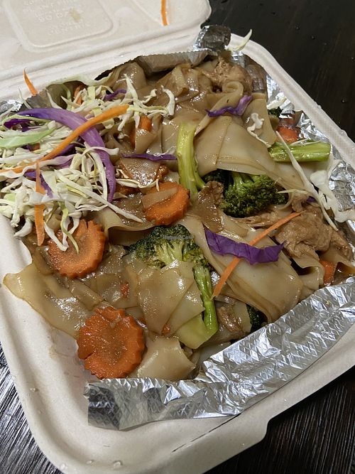   at Veganic Thai Cafe in San Diego