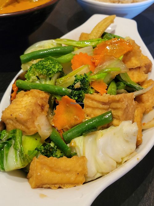 Veggie delight at Veganic Thai Cafe in San Diego