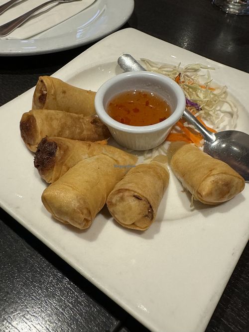 Thai rolls  at Veganic Thai Cafe in San Diego