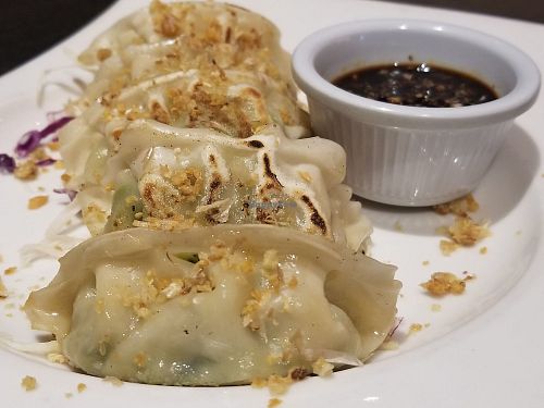 Vegan potstickers at Veganic Thai Cafe in San Diego