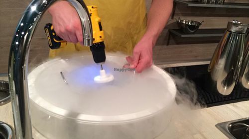 N2 freezing at Joylato in Kopavogur