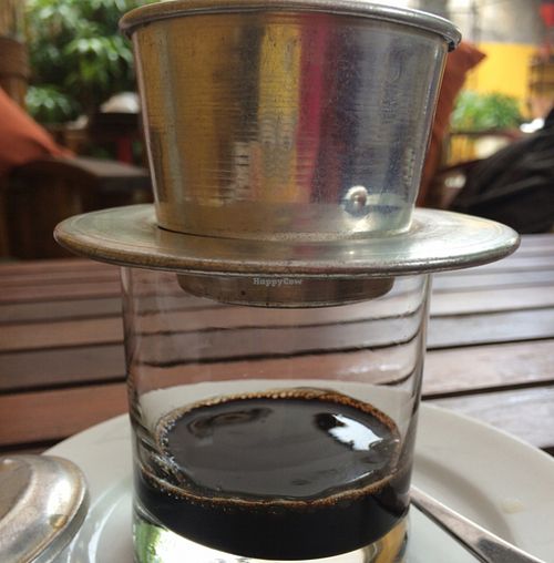 Vietnamese coffee  at Hai Cafe in Hoi An