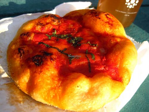 Pizzetta. Very yummy. at Cafe Dei Campi in Montreal