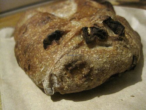 Breakfast bread at Cafe Dei Campi in Montreal