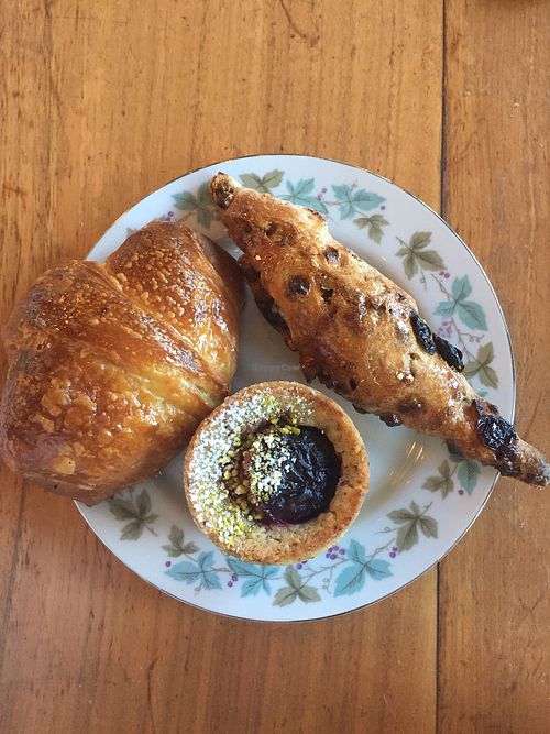 Croissant, bostock, pain dejeunner - all delicious  at Cafe Dei Campi in Montreal