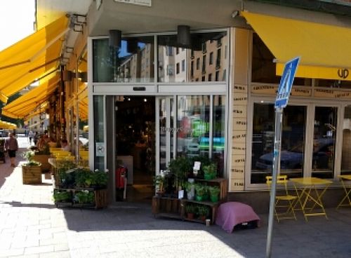 outside at Urban Deli in Stockholm